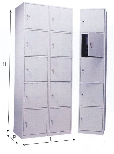 5 Cell metalk cabinet